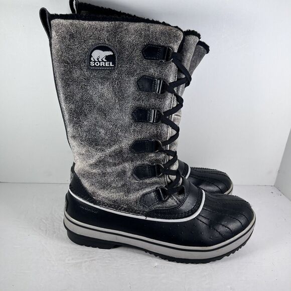 Sorel Shoes - Sorel Tivoli High Lace Up Faux Fur Lined Boots Women's Size 8.5 sorel LL3200-010